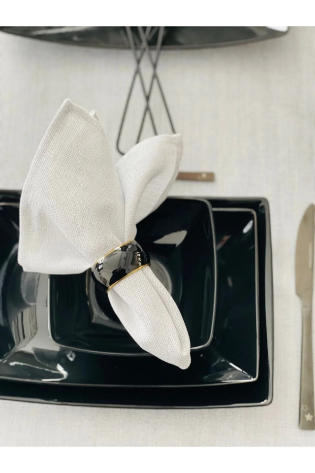 Linen Keten Ekru Peçete 35x35cm