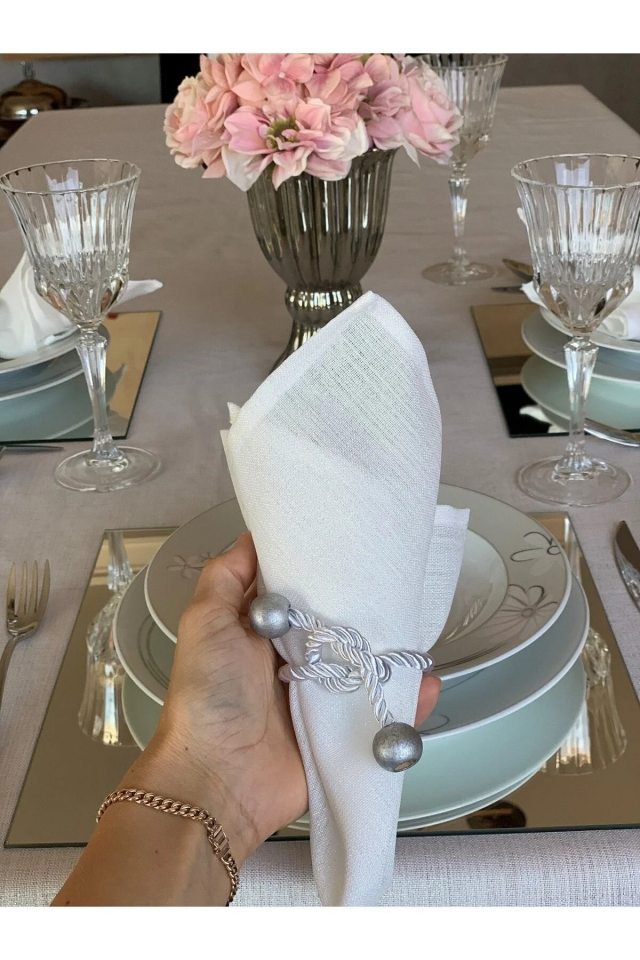 Linen Keten Ekru Peçete 35x35cm